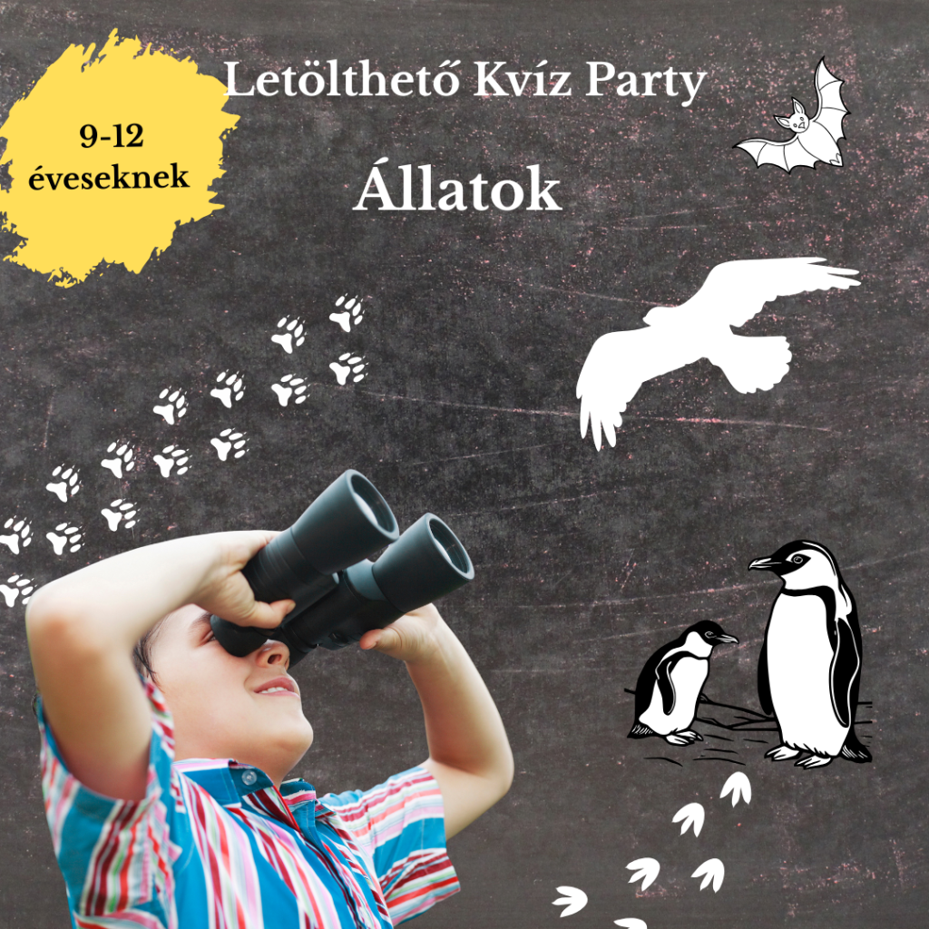 Állatok - 9-12 éves korosztálynak