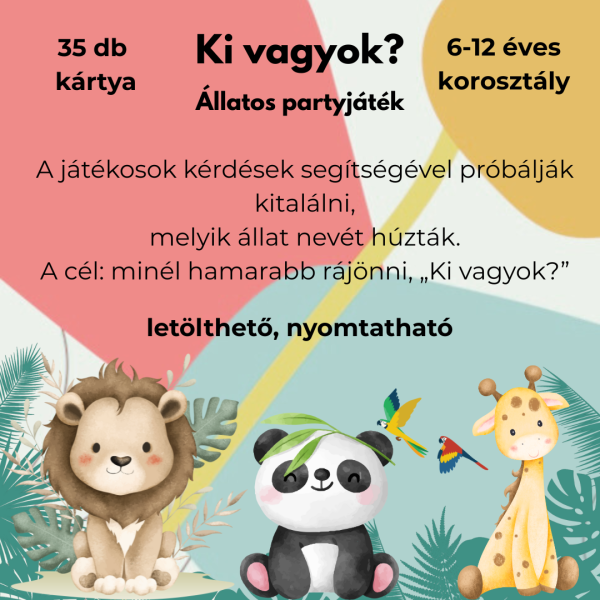Ki vagyok? – 35 db kártya