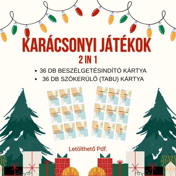 Karácsonyi Játékok 2 in 1